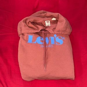 Tan Red/Boost Blue Levi’s Hoodie